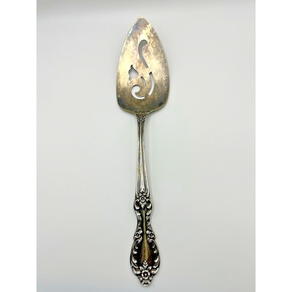 Vintage WM Rogers Grand Elegance Silver Plate Pie Server Extra Plate - Picture 1 of 5